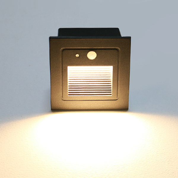 LED 미니 센서 매입형 외부 벽등 (LED3W 일체형 블랙),아이딕조명,LED 미니 센서 매입형 외부 벽등 (LED3W 일체형 블랙)